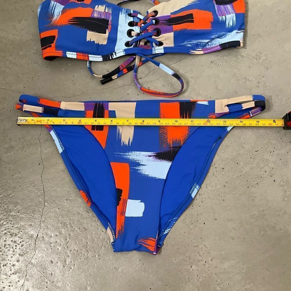 Red Carter Rio Pattern Bikini - Picture 8 of 9